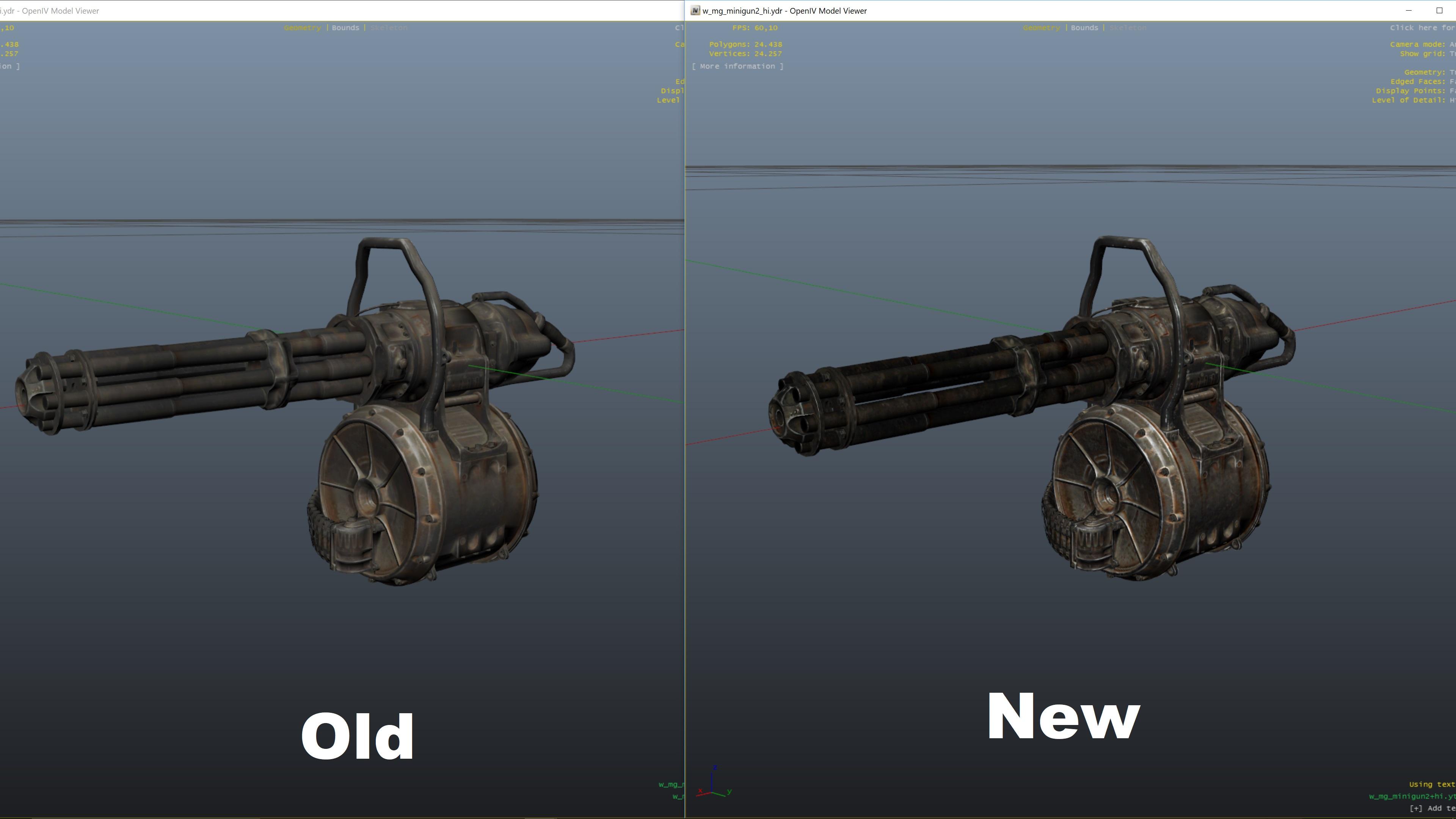 Fallout 4 minigun retexture gta5 mods